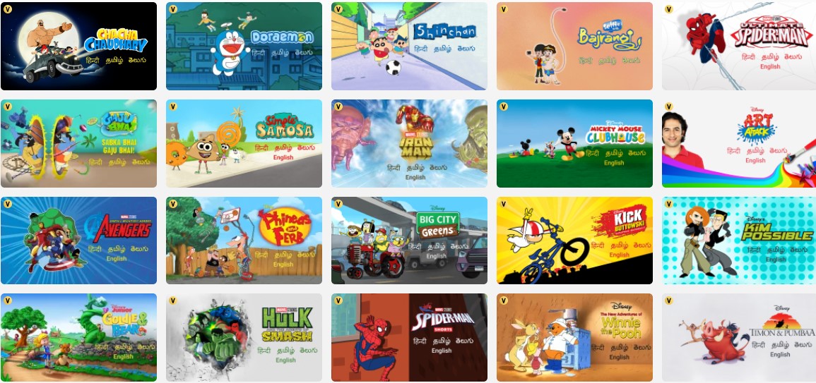 TV Shows on Disney+Hotstar