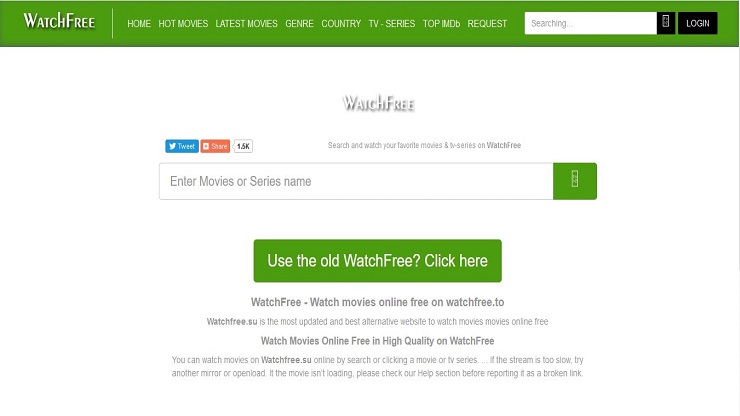 Watchfree.su movie Hollywood downloading site