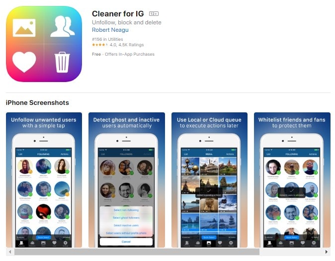 Unfollow Cleaner for Apple