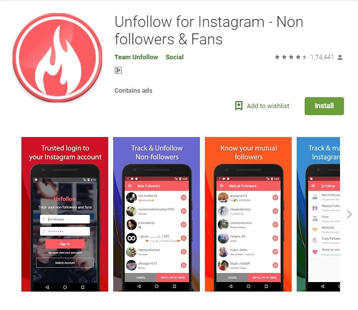 How to Unfollow those who don't follow back