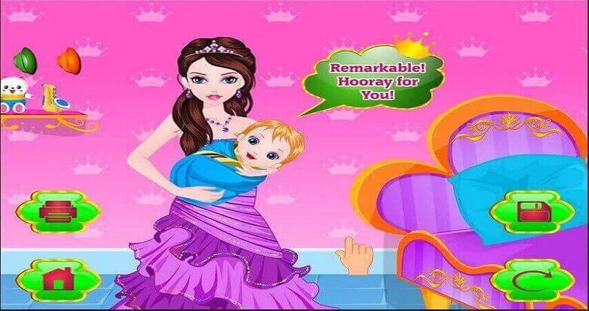 princess give birth a baby_Best Android Games for Girls