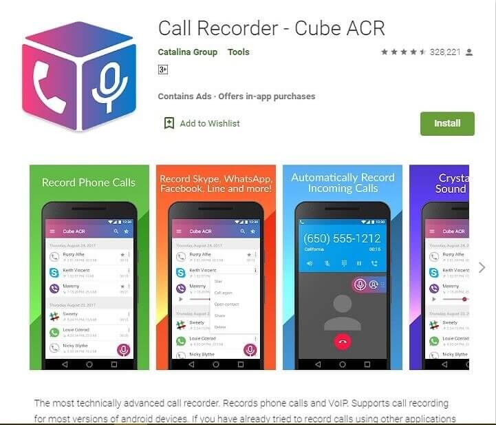 Call Recorder ACR to record voice calls on Android