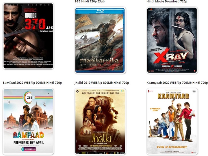 Bolly4U Bollywood Movies Download 2020