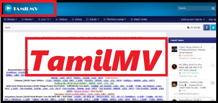 TamilMV unblocked new Telugu Movies download