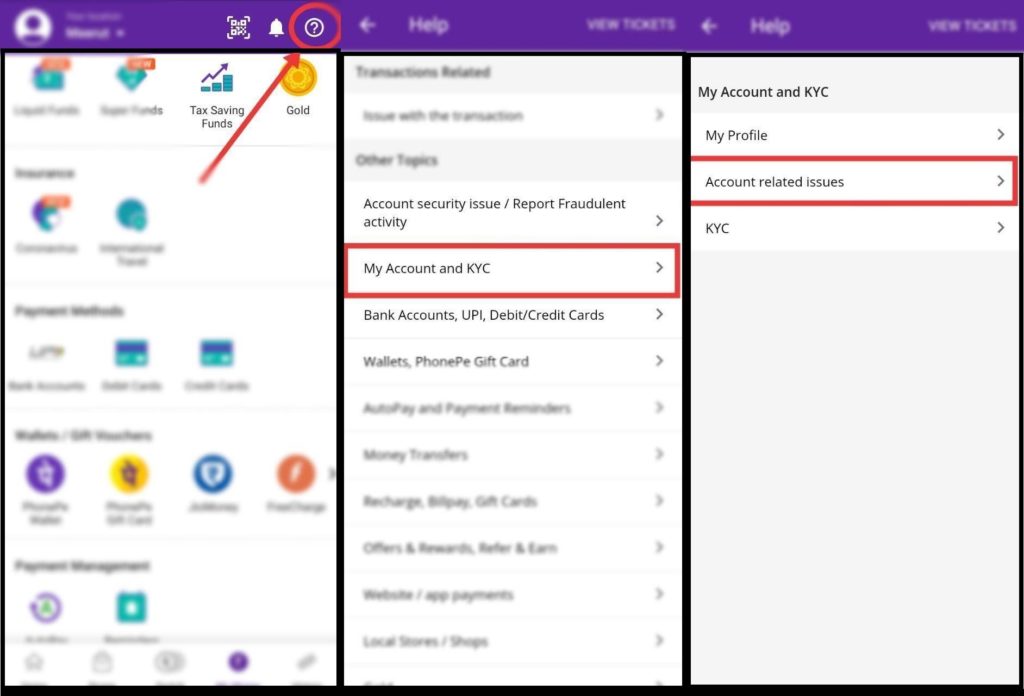 How to permanently delete Phonepe account