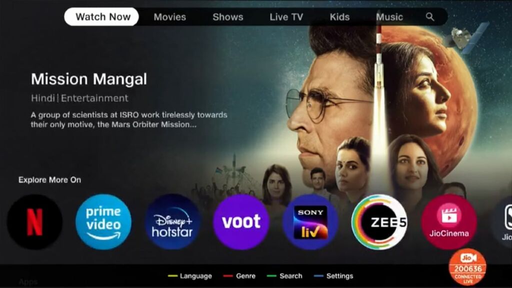 Jiotv plus launch india