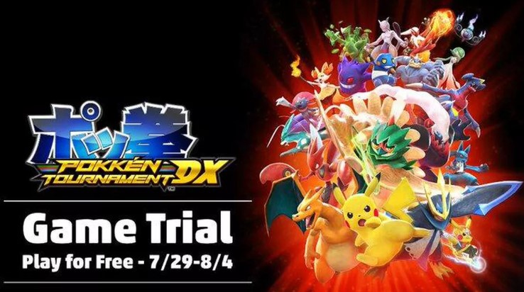 Pokken tournamnet dx free on Nintendo switch