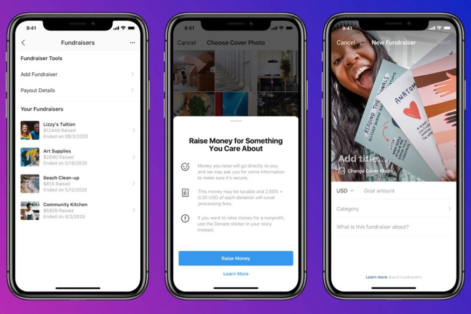 Instagram Testing new Personal Fundraisers Feature