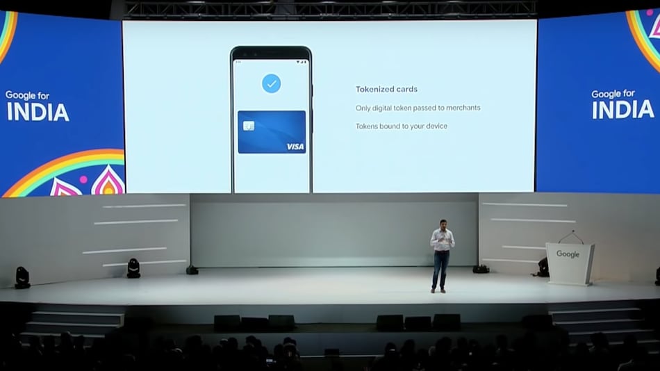 Google Pay NFC based card payments live in india