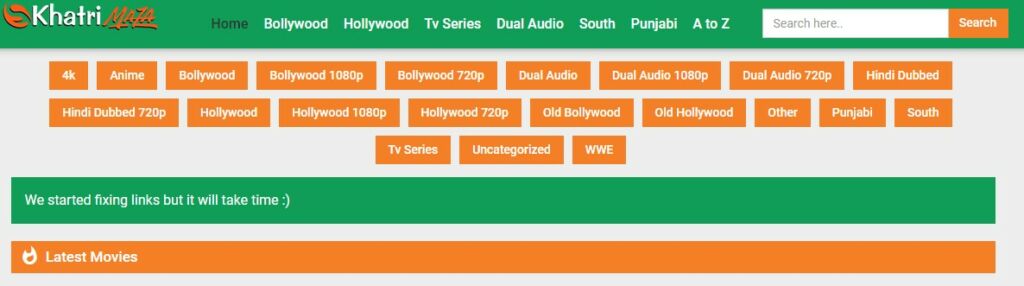 Khatrimaza movie categories A to Z