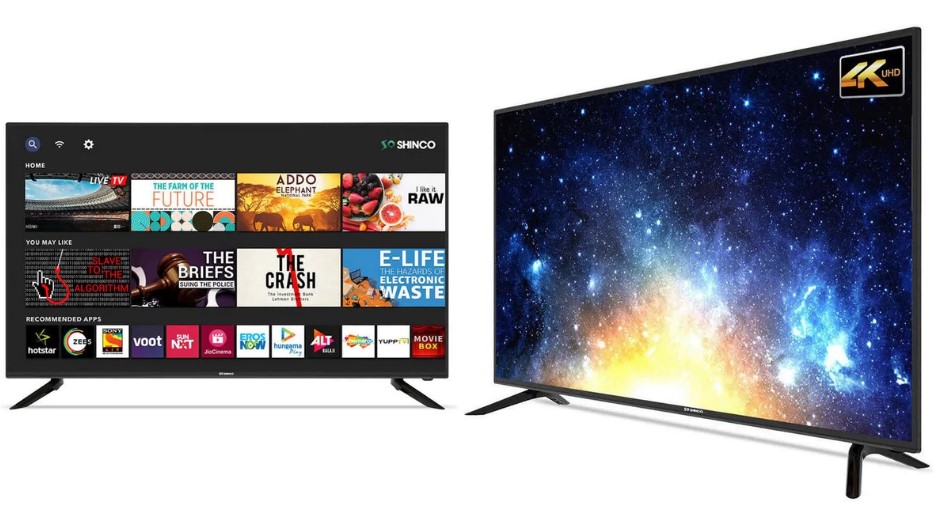 Shinco launches new Android Smart TVs in India with 4K Resolution