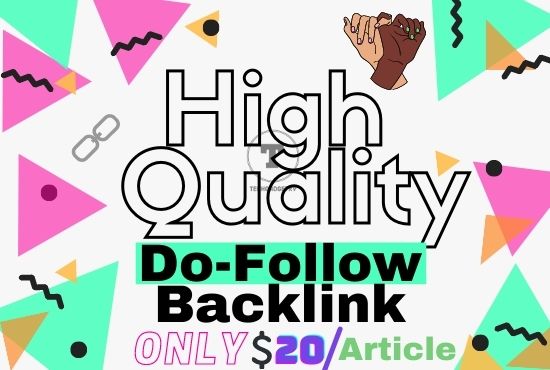 High Quality dofollow content backlink