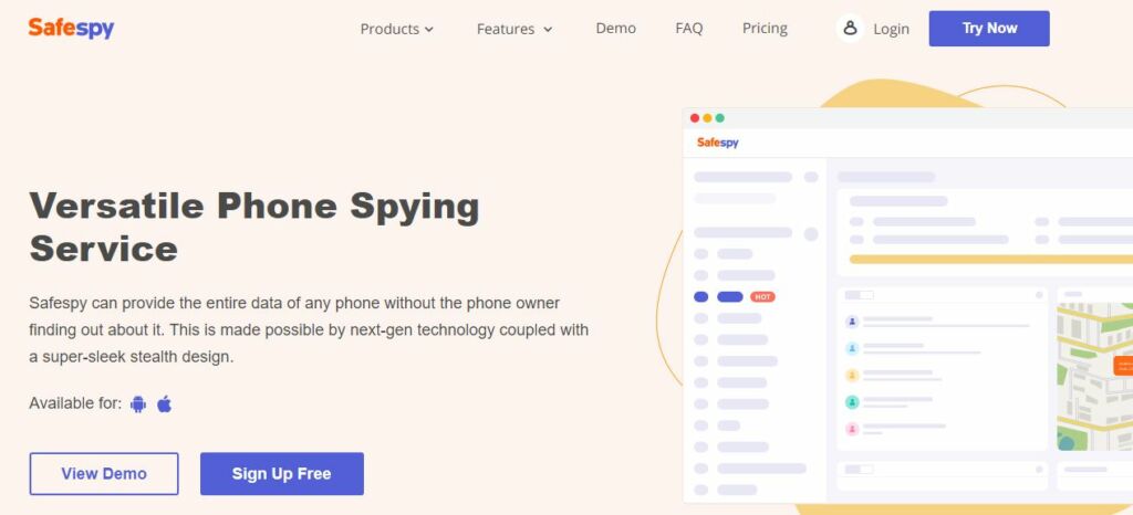 Safespy banner