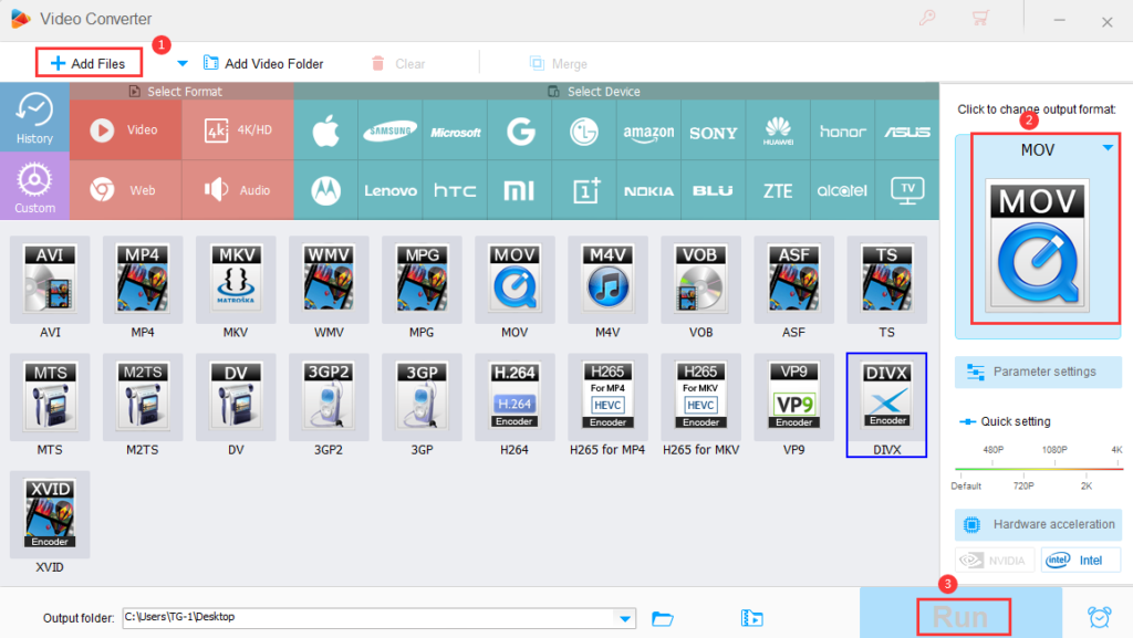 converting video format