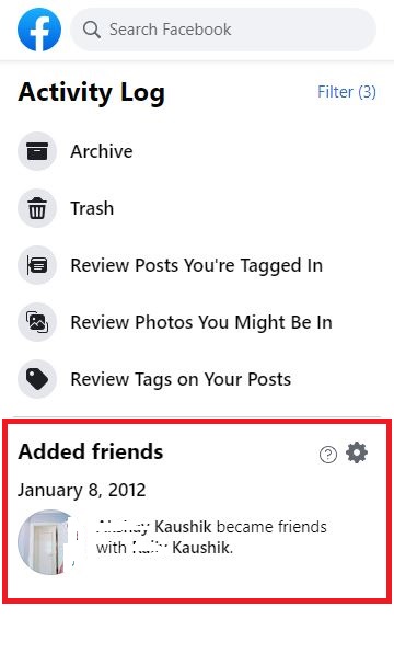 Find your first Facebook friend