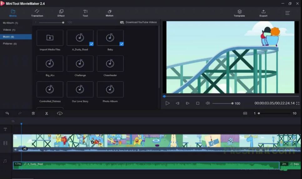 Free video editor