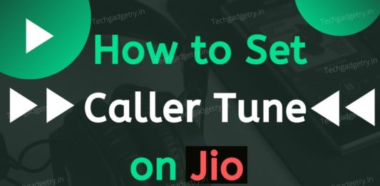 How to set Jio Caller Tune