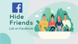 Hide Friend list on Facebook