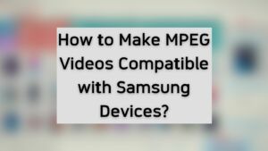 Make Videos Compatible with Samsung Devices_