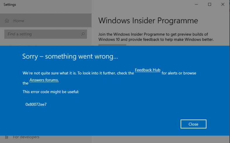 windows error code 0x0 0x0